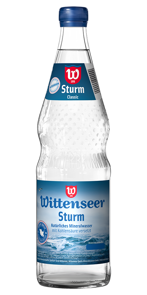 Wittenseer Sturm Mineralwasser Classic Flasche 700 ml