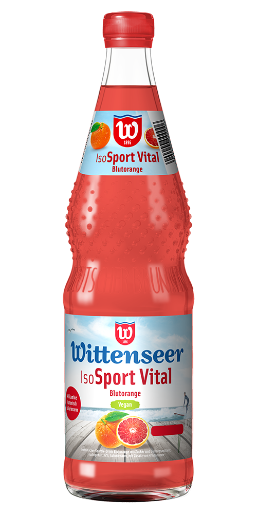 Wittenseer IsoSport Vital Blutorange Flasche 700ml
