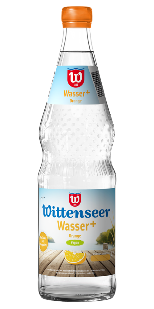 Wittenseer wasser plus orange flavoured water Flasche 700ml