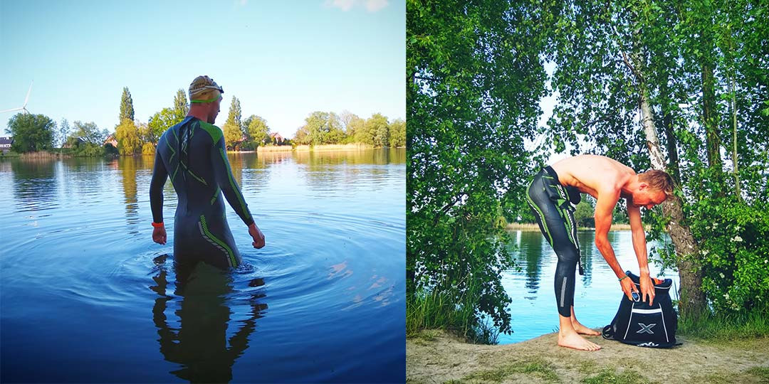 Langsam ist auch das Schwimmtraining im See wieder möglich.