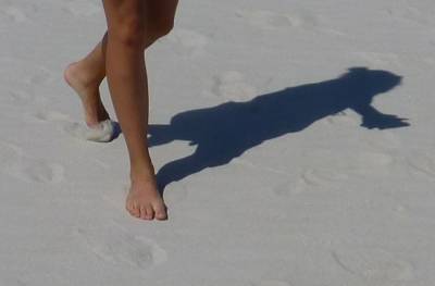 Hinweiß auf Artikel zum Barfußlaufen