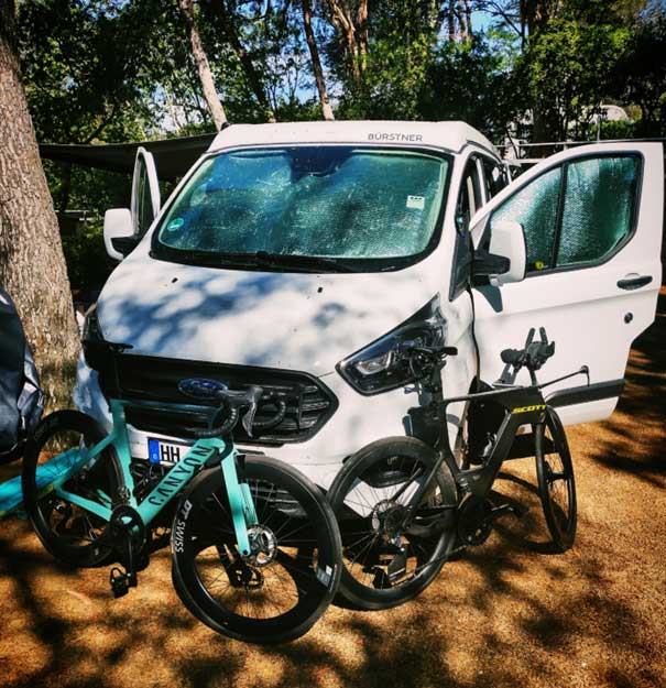 Camping in Spanien als Trainingslager